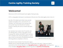 Tablet Screenshot of canineagility.org